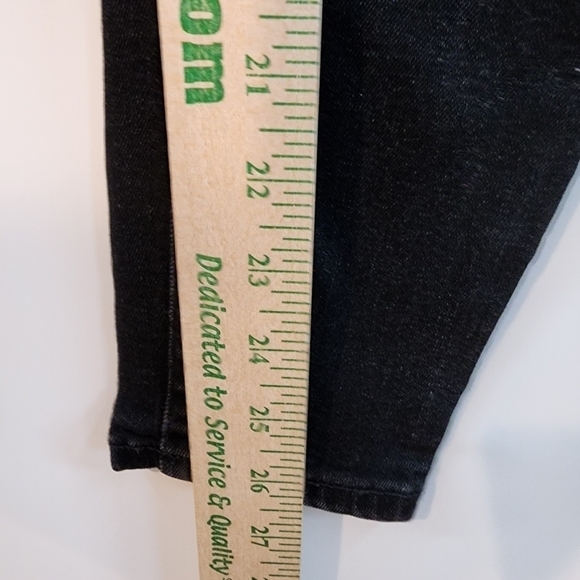 Everlane Grey Washed Black Jeans High Rise Skinny Stretch‎ Denim Jeans sz 25 - Picture 9 of 10